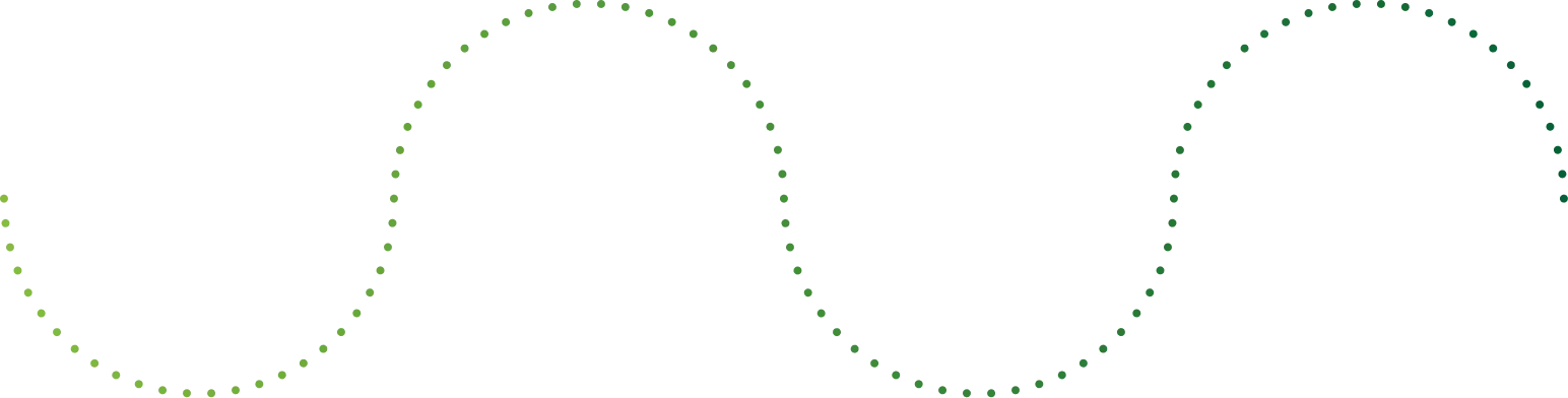 Decorative process connector line showing the step-by-step flow