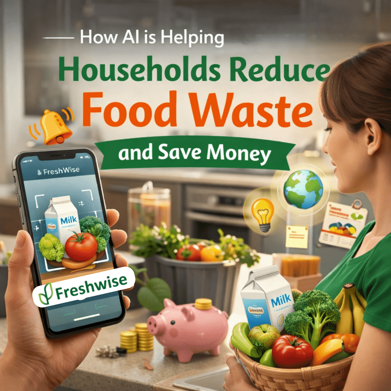 How AI Is Helping Households Reduce Food Waste and Save Money