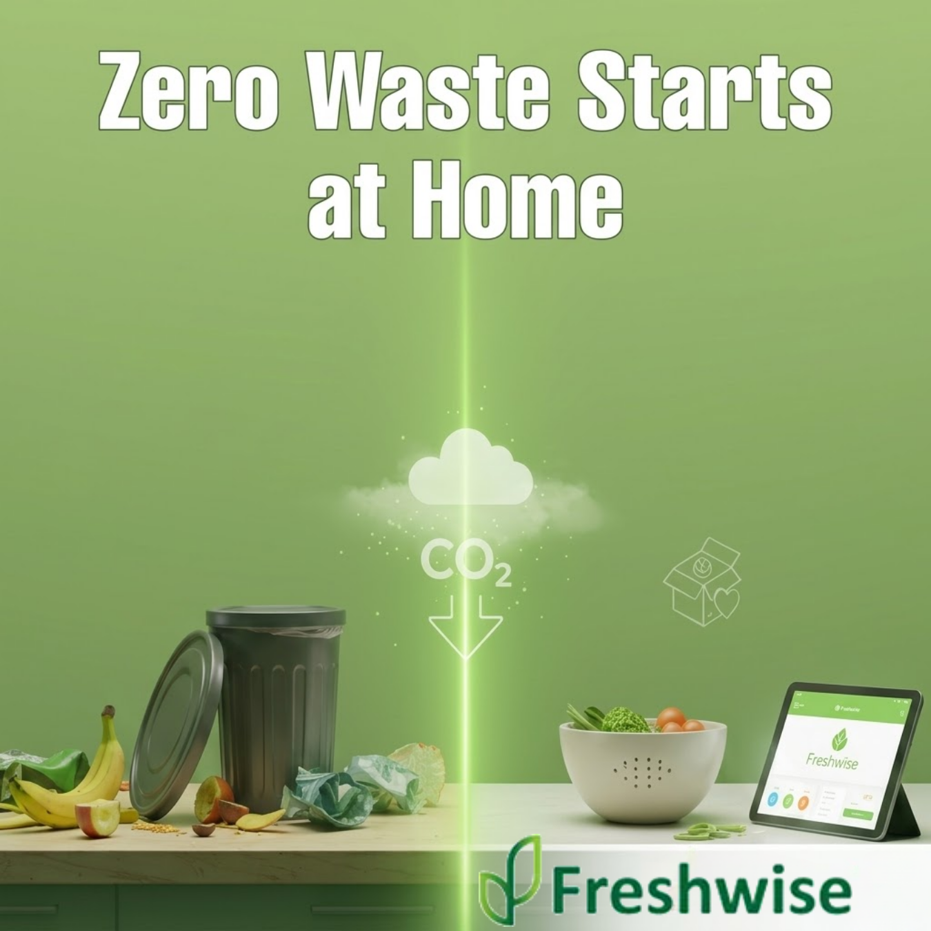 Zero Waste Starts at Home: How Freshwise Helps Households Lead Climate Change - Freshwise Blog Article